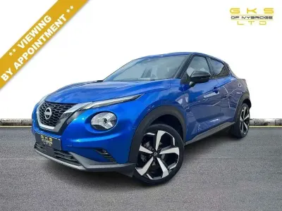 Usado Nissan Juke Tekna 114 HP (83 kW) 2023 Azul SUV