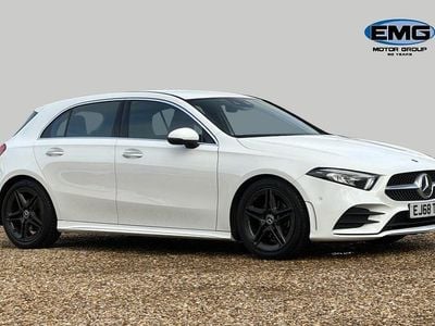 Used Mercedes A200 AMG Line Premium 163 HP (119 kW) 2018 White Hatchback