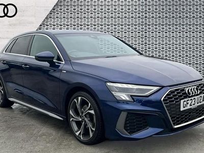 Used Audi A3 S-Line 150 HP (110 kW) 2023 Blue Sedan
