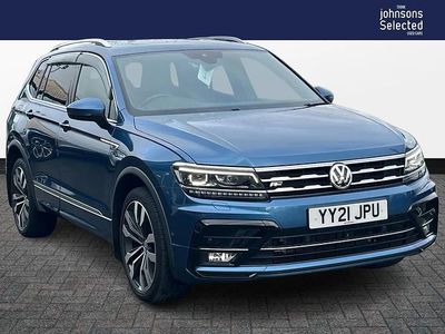 Used VW Tiguan Allspace R-line 147 HP (108 kW) 2021 Blue SUV