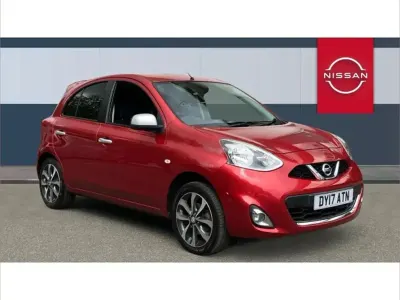 Used Nissan Micra N-TEC 80 HP (58 kW) 2017 Red Hatchback