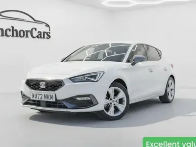 Used Seat Leon FR 110 HP (80 kW) 2022 White Hatchback
