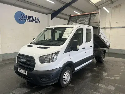 Used Ford Transit 130 HP (95 kW) 2022 White Cabriolet