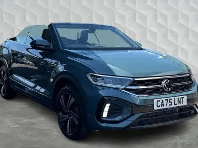 Used VW T-Roc Cabriolet R-line 150 HP (110 kW) 2025 Blue Cabriolet
