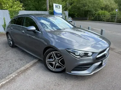 Usado Mercedes CLA200 Shooting Brake AMG line 2019 Cinzento Carrinha
