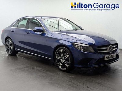 Used Mercedes C200 198 HP (145 kW) 2019 Blue Sedan