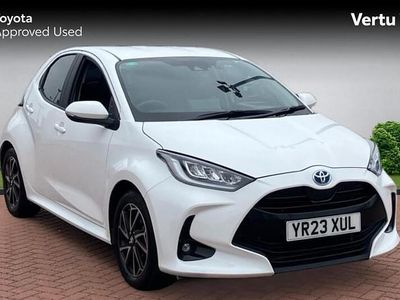 White Used 2023 Toyota Yaris Hybrid Design Hatchback | £17,575 (Good price)