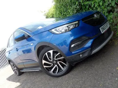 Used Vauxhall Grandland X Elite 130 HP (95 kW) 2019 Blue SUV