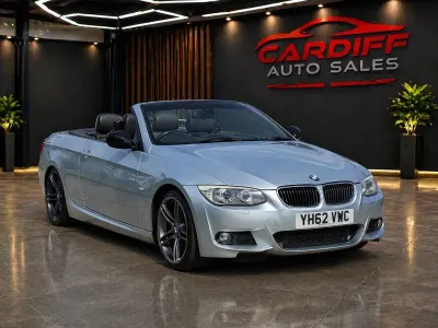 Usado BMW 320 Cabriolet Sport Line 184 CV (135 kW) 2012 Azul Descapotable