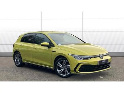 Yellow Used 2022 VW Golf VIII R-line Hatchback | £19,199 (Fair price)