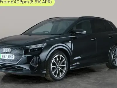 Used Audi Q4 e-tron S-Line 219 kW (299 HP) 2022 Black SUV