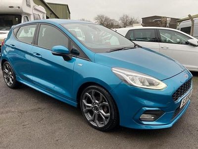 Used Ford Fiesta ST-Line 140 HP (102 kW) 2018 Blue Hatchback