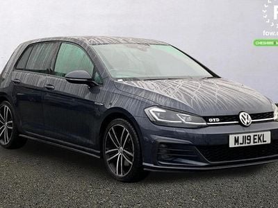Blue Used 2019 VW Golf VII GTD Hatchback | £18,599 (Good price)