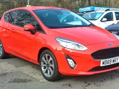 Second-hand Ford Fiesta Trend 95 CP (69 kW) 2020 Roșu Hatchback