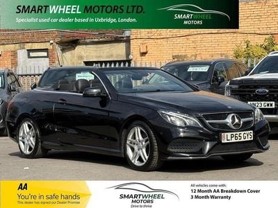 Begagnad Mercedes E220 AMG line 2016 Svart Cab