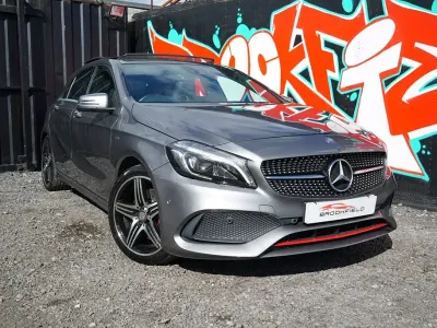 Begagnad Mercedes A250 Premium 218 HK (160 kW) 2016 Grå Halvkombi