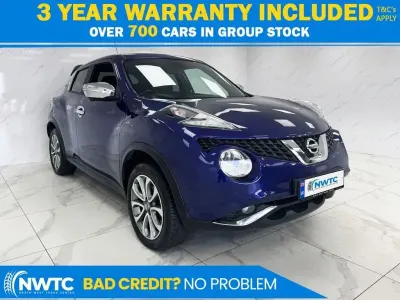 Used Nissan Juke Tekna 117 HP (86 kW) 2015 Blue SUV