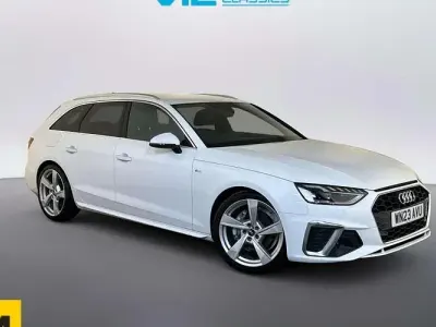 Used Audi A4 S-Line 204 HP (150 kW) 2023 White Estate