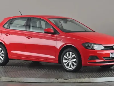 Begagnad VW Polo SE 65 HK (47 kW) 2018 Röd Halvkombi