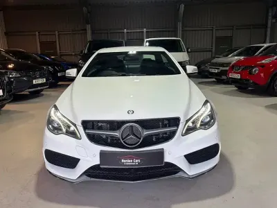 Used Mercedes E220 AMG line 2016 White Coupe