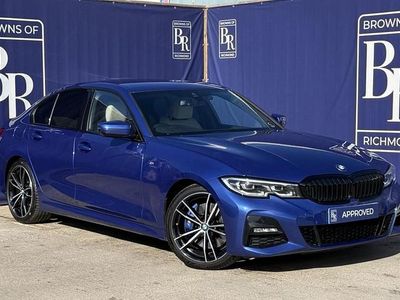 Begagnad BMW 320 M Sport 184 HK (135 kW) 2019 Blå Sedan