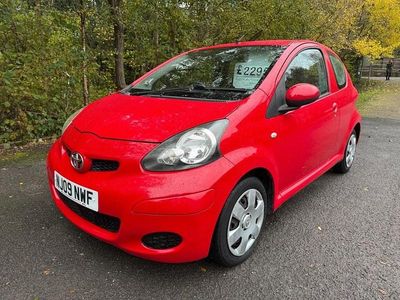 Red Used 2009 Toyota Aygo Hatchback | £2,295 (Fair price)