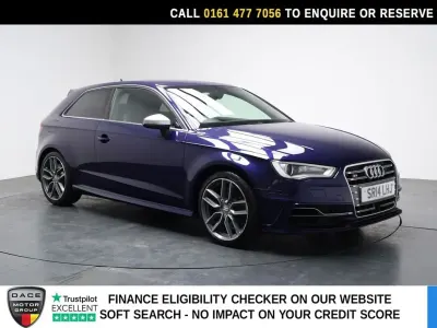Used Audi S3 Sportback Advanced 300 HP (220 kW) 2014 Blue Hatchback