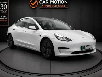 Used Tesla Model 3 Standard Range 366 kW (498 HP) 2021 White Sedan