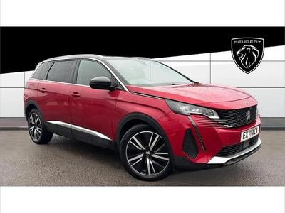 Red Used 2021 Peugeot 5008 Premium SUV | £23,305 (Fair price)