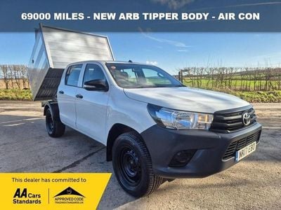 White Used 2017 Toyota HiLux Active Pickup | £18,990