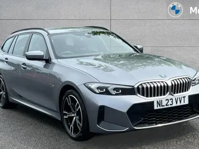 Used BMW 330e M Sport 292 HP (214 kW) 2023 Skyscraper grey metallic Estate