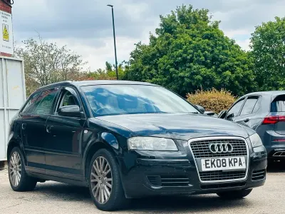 Used Audi A3 Sportback 125 HP (91 kW) 2008 Black Hatchback