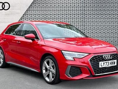Used Audi A3 S-Line 150 HP (110 kW) 2023 Red Sedan