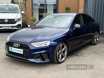 Used Audi A4 Black Edition 150 HP (110 kW) 2021 Blue Sedan