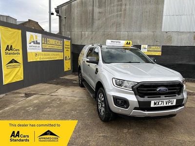 Silver Used 2021 Ford Ranger Wildtrack Pickup | £13,995 (Super price)