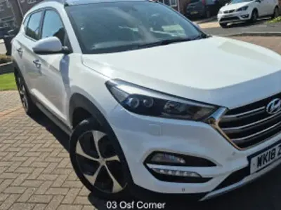 Używany Hyundai Tucson Premium SE 141 KM (103 kW) 2018 Biały SUV