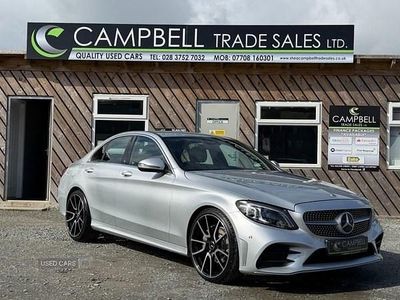 Used Mercedes C220 AMG Line Premium 194 HP (142 kW) 2019 Silver Sedan