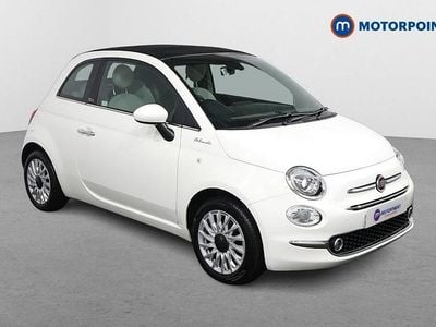 White Used 2021 Fiat 500 Dolcevita Cabriolet | £10,599 (Fair price)