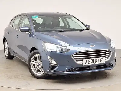 Used Ford Focus Zetec 120 HP (88 kW) 2021 Blue Hatchback