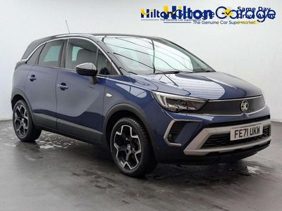 Used Vauxhall Crossland Elite 83 HP (61 kW) 2021 Blue SUV
