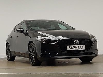 Black Used 2025 Mazda 3 Homura-Line Hatchback | £22,498 (A bit pricey)