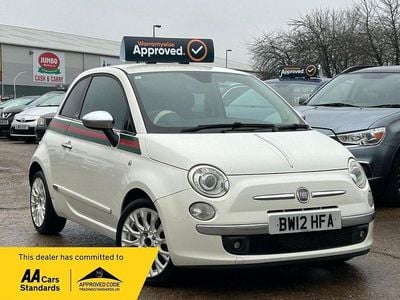 Used Fiat 500 69 HP (50 kW) 2012 White Hatchback
