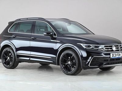 Used VW Tiguan R-line 150 HP (110 kW) 2021 Black SUV