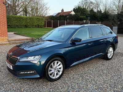 Used Skoda Superb SE Technology 150 HP (110 kW) 2022 Blue Estate