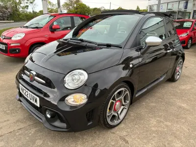 Used Abarth 595C Turismo 165 HP (121 kW) 2022 Black Cabriolet
