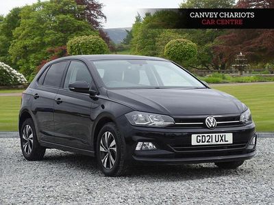 Used VW Polo Match 95 HP (69 kW) 2021 Black Hatchback