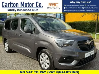 Second-hand Vauxhall Combo S 110 CP (80 kW) 2020 Gri Monovolum