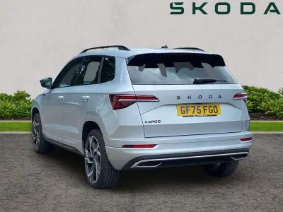 Used Skoda Karoq SportLine 150 HP (110 kW) 2025 Silver SUV