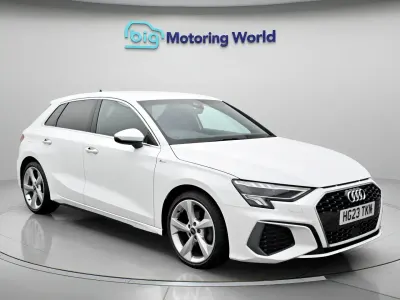 Used Audi A3 S-Line 150 HP (110 kW) 2023 White Sedan