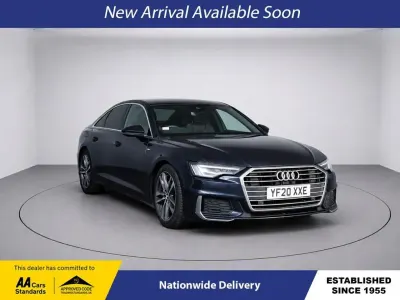Used Audi A6 S-Line 204 HP (150 kW) 2020 Blue Sedan